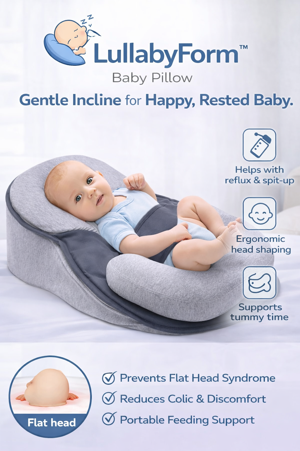 Reflux Relief Baby Support Wedge